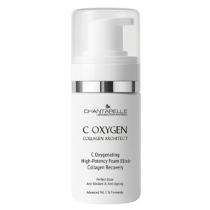 C Oxygen Deguonimi prisotintas intensyvus eliksyras putose, atkuriantis kolageną