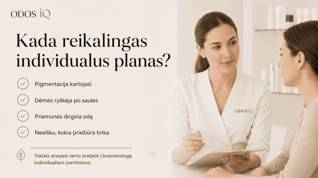 Kada reikia specialistės gydant melasmą?